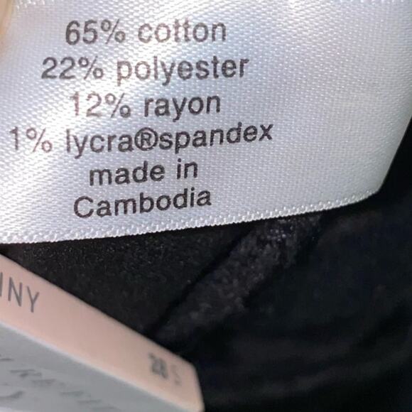 Lane Bryant Signature Fit Sateen Skinny Mid Rise Black Jeans Plus Size 28 NWT - Picture 15 of 16